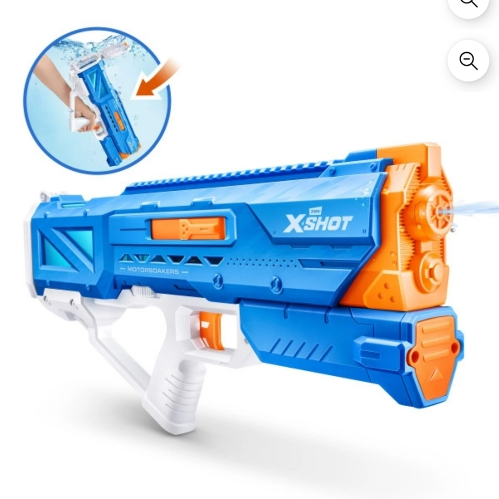 Blue and Orange Water Blaster